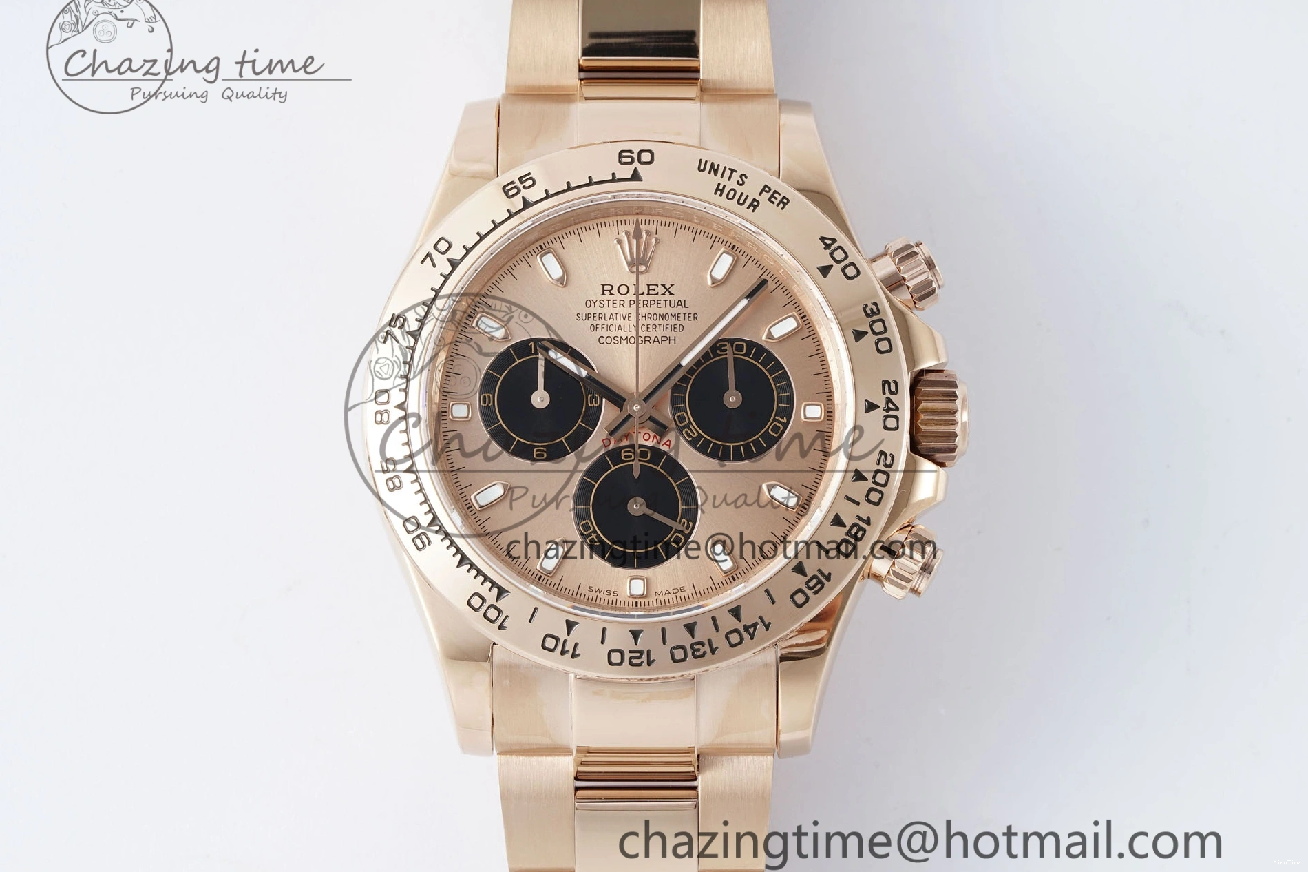 MiroTime 0309 Sporty Daytona 116505 QF 1:1 Best Edition RG Dial on RG Bracelet SA4130 V 1755